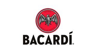 Bacardi logo featuring bat in red circle