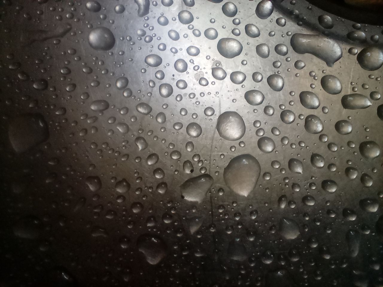 A macro picture of water droplets