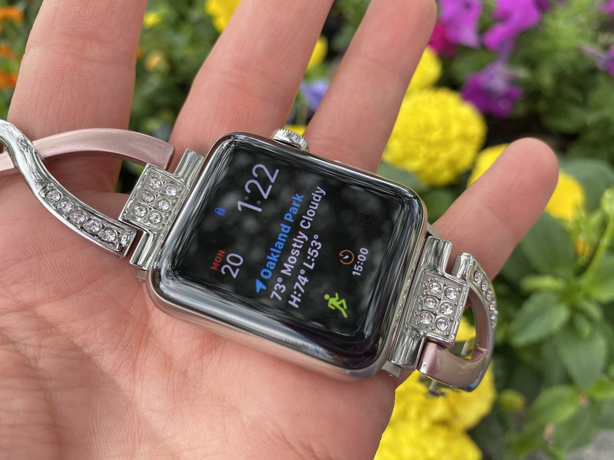 Wearlizer Rhinestone X-Link Apple Watch Band