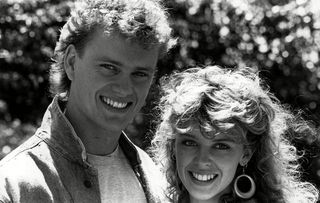 Craig McLachlan and Kylie Minogue