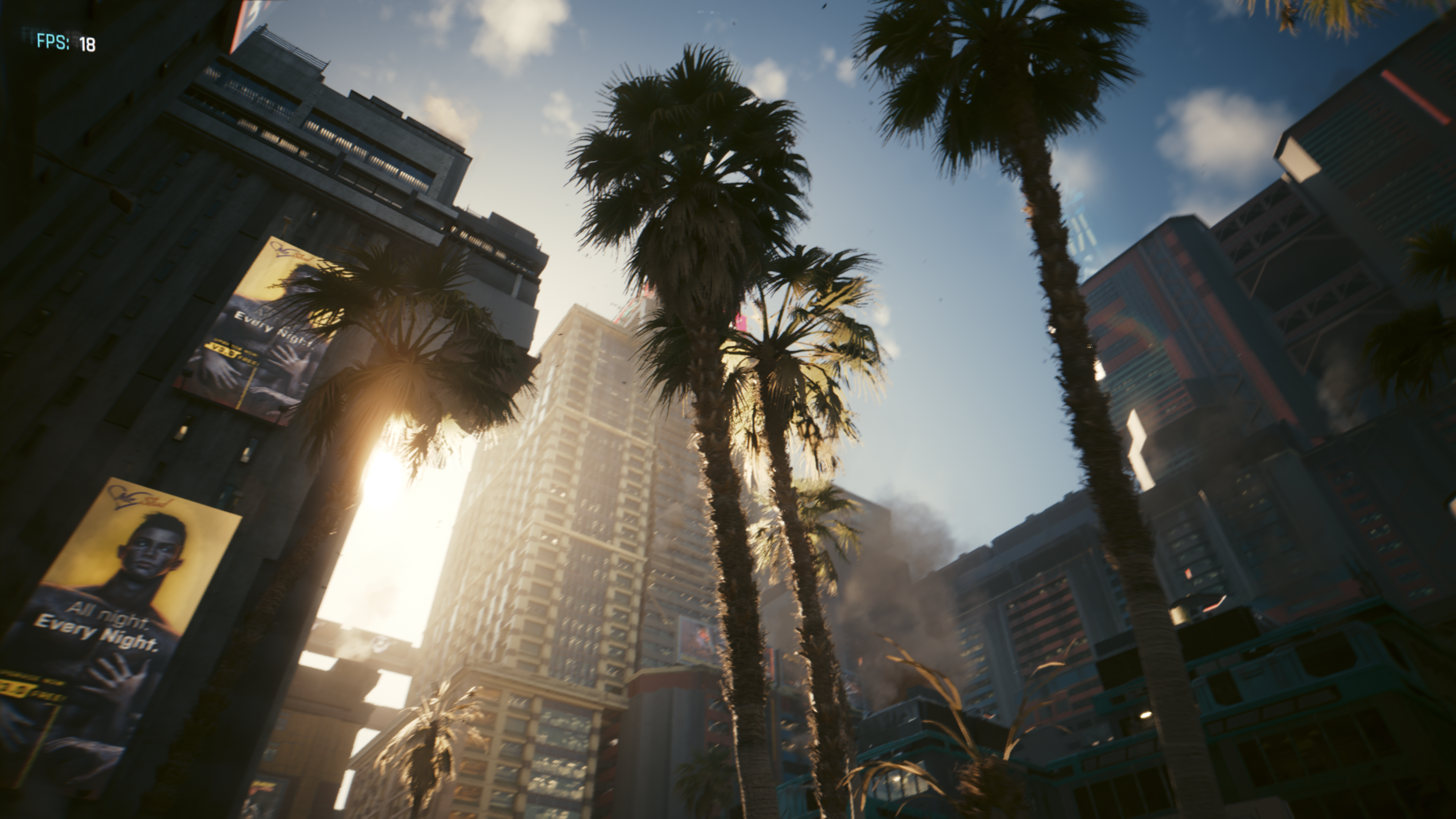 Cyberpunk 2077 Mac benchmark screenshot