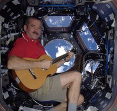 Space Station Hadfield Christmas Carols