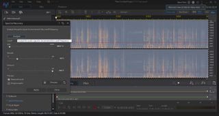 Screenshot of audio editor CyberLink AudioDirector