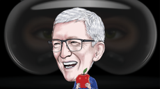 Caricature of Tim Cook CEO of Apple