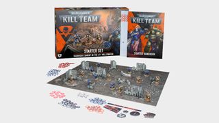 Kill Team Starter Set box and contents on a plain background