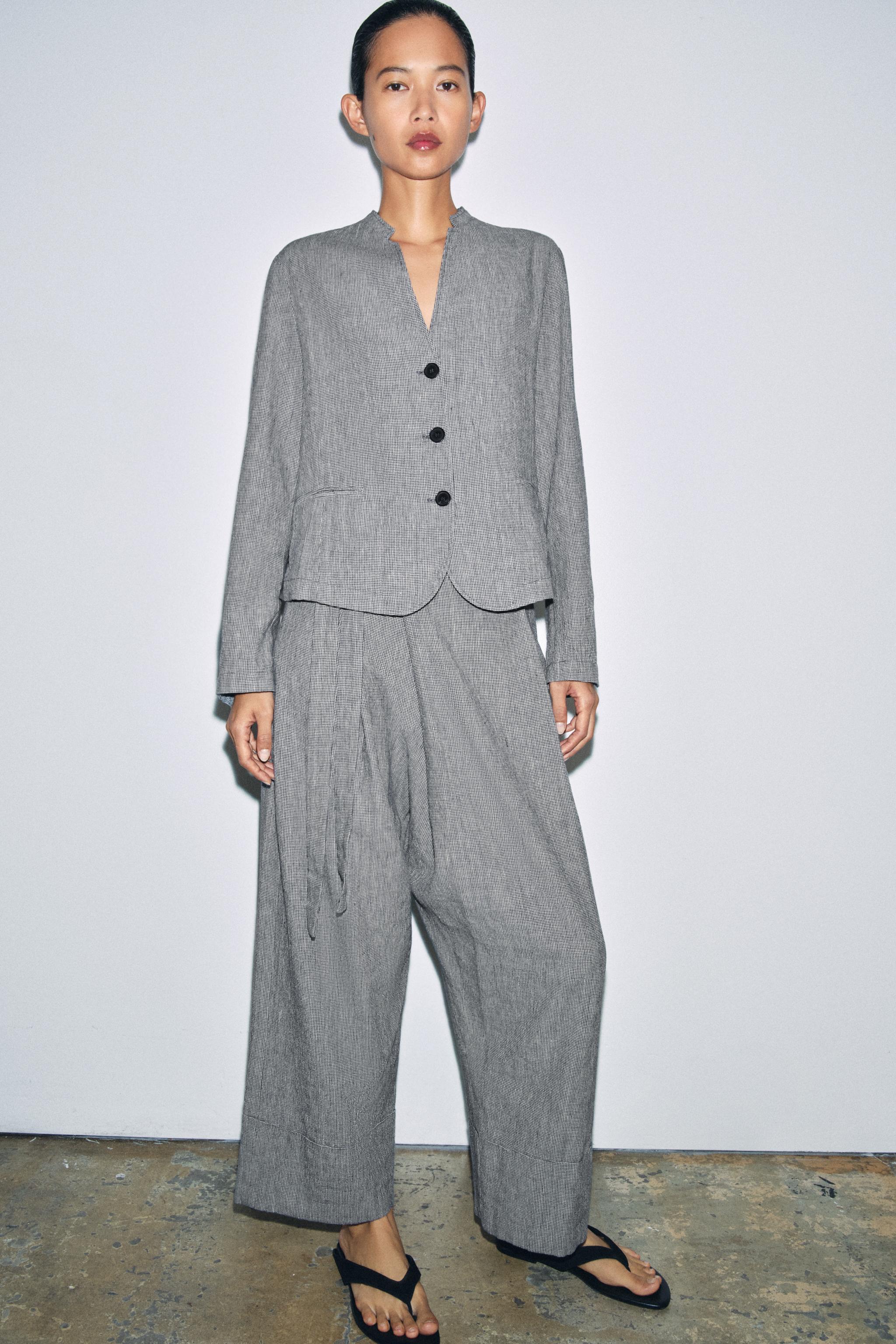 Houndstooth Pareo Trousers Zw Collection