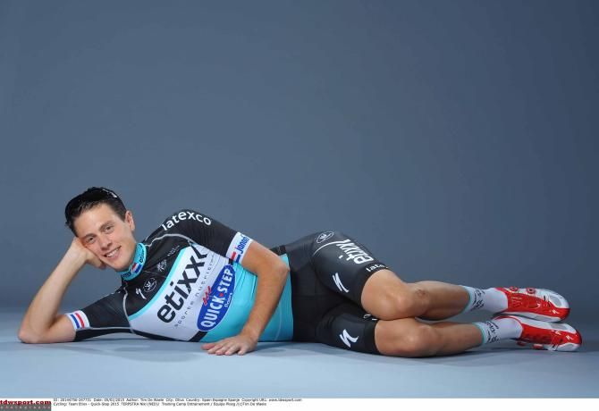 Niki Terpstra strikes a pose.