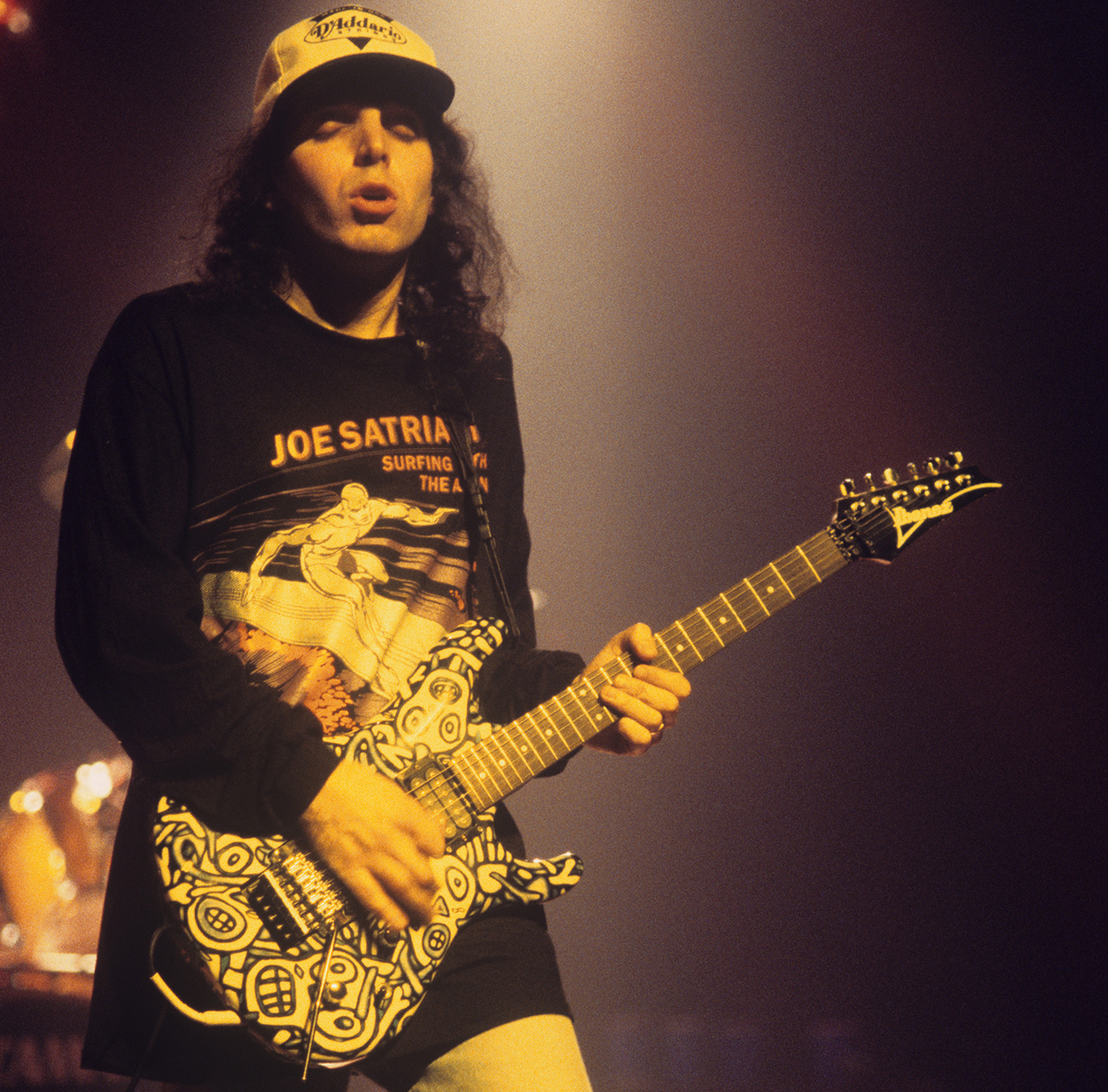 Joe Satriani performs at the Beacon Theatre in New York City on March 2, 1994.