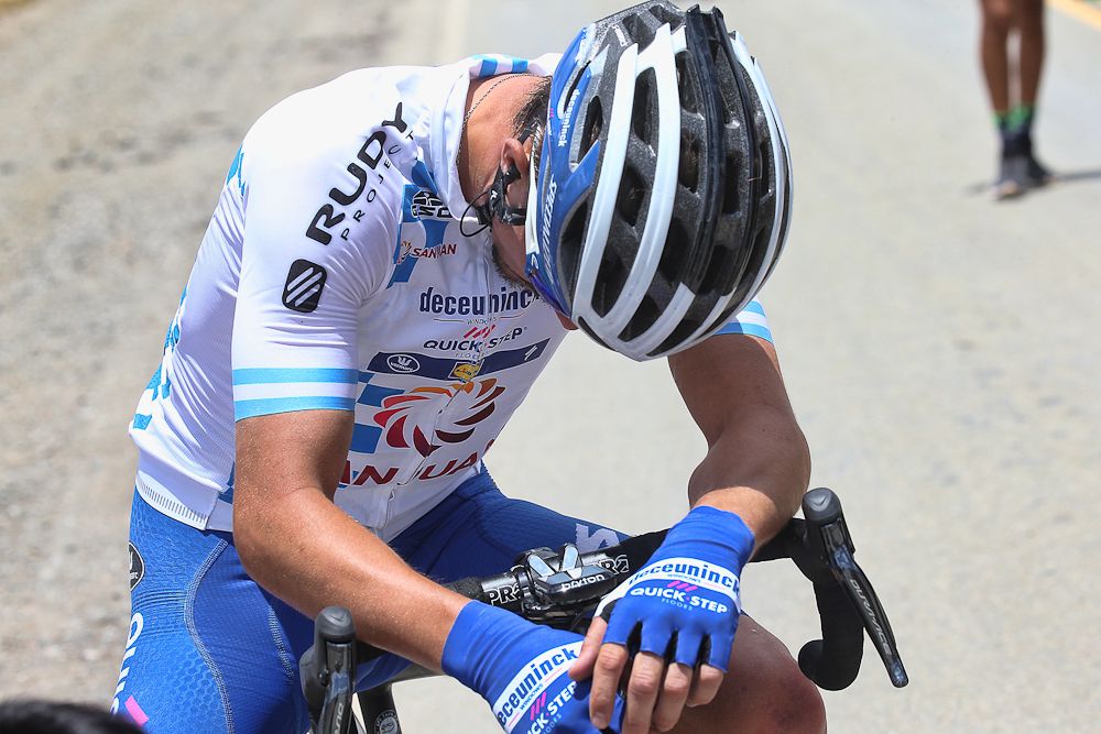 Julian Alaphilippe lost the San Juan overall lead on Alto Colorado