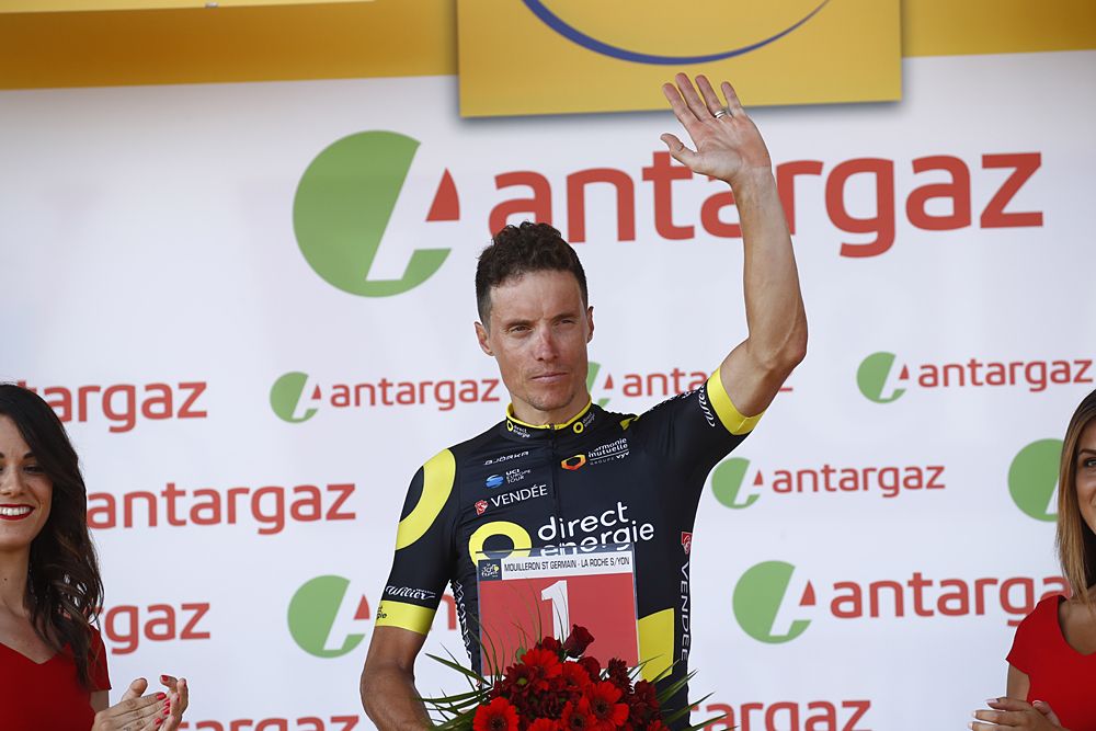 Sylvain Chavanel (FRA - Direct Energie) got the most combative rider award after being in the stage 2 breakaway at the Tour de France