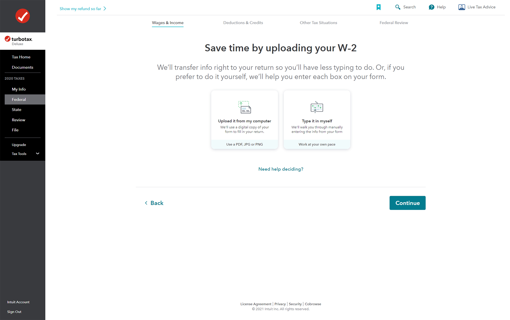 TurboTax Deluxe 2020 review