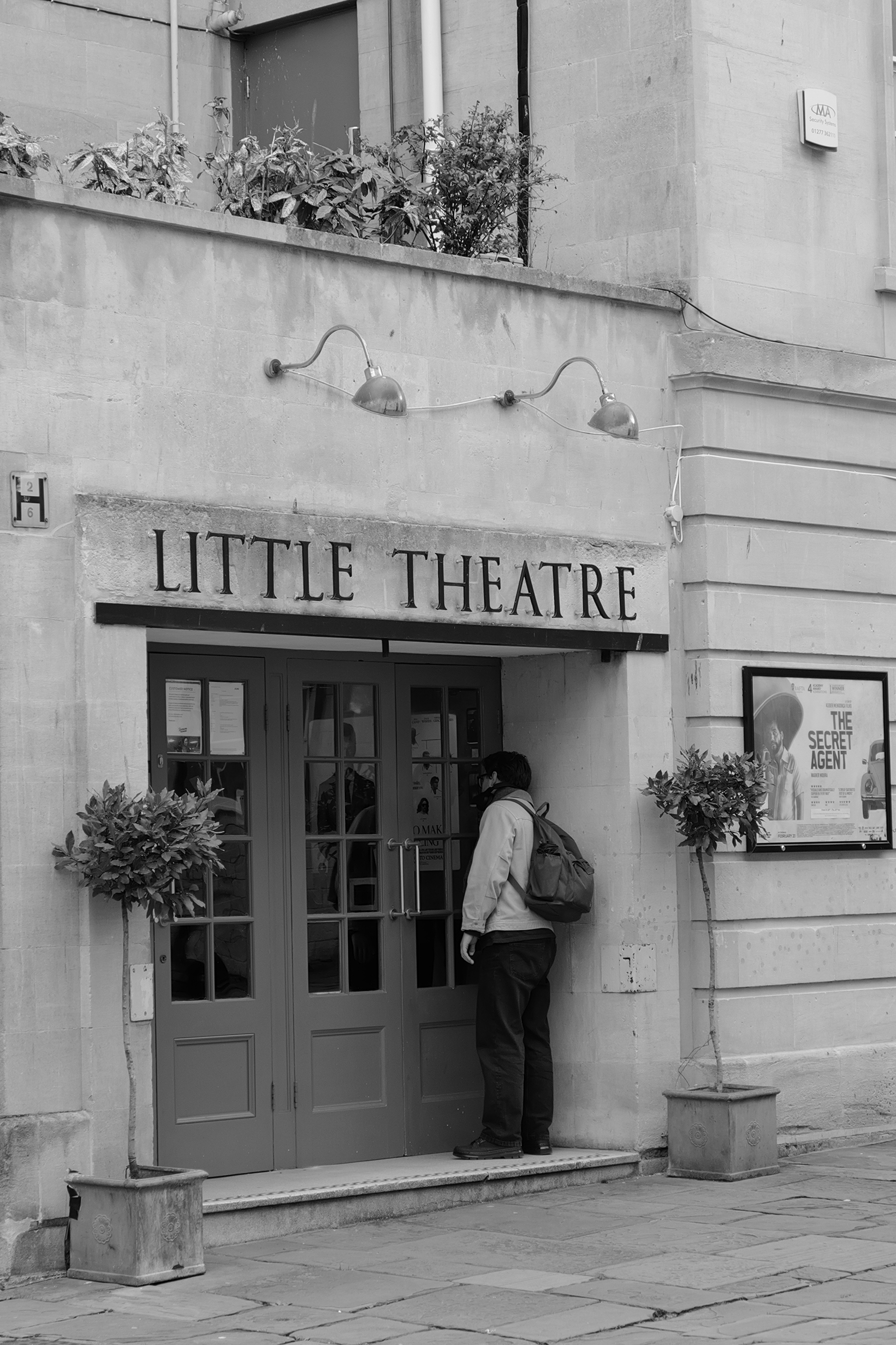 A photo taken on a Leica Q3 Monochrom black-and-white camera