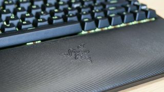 Razer BlackWidow V4 75% keyboard on desk