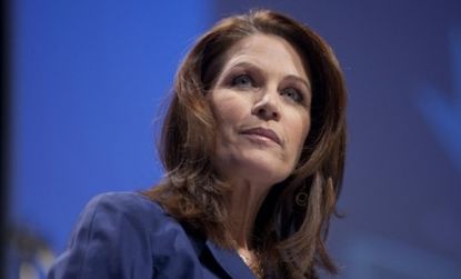 Rep. Michele Bachmann (R-Minn.) got her presidential campaign off to an inauspicious start on Monday by inadvertently suggesting that she has the "spirit" of a serial killer.