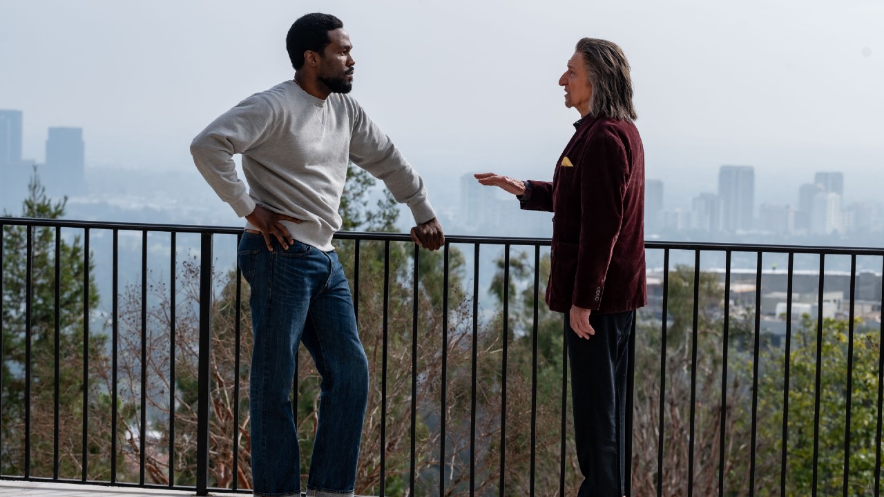 Yahya Abdul-Mateen II and Ben Kingsley in Wonder Man