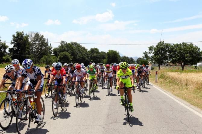 Once more, the Giro Rosa was treated to blue sky, sunshine and heat