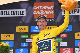 Daryl Impey (Mitchelton-Scott) finished third and picked up a time bonus to move into overall lead at Criterium du Dauphine