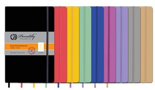 A collection of Piccadilly notebooks in a spectrum of colours