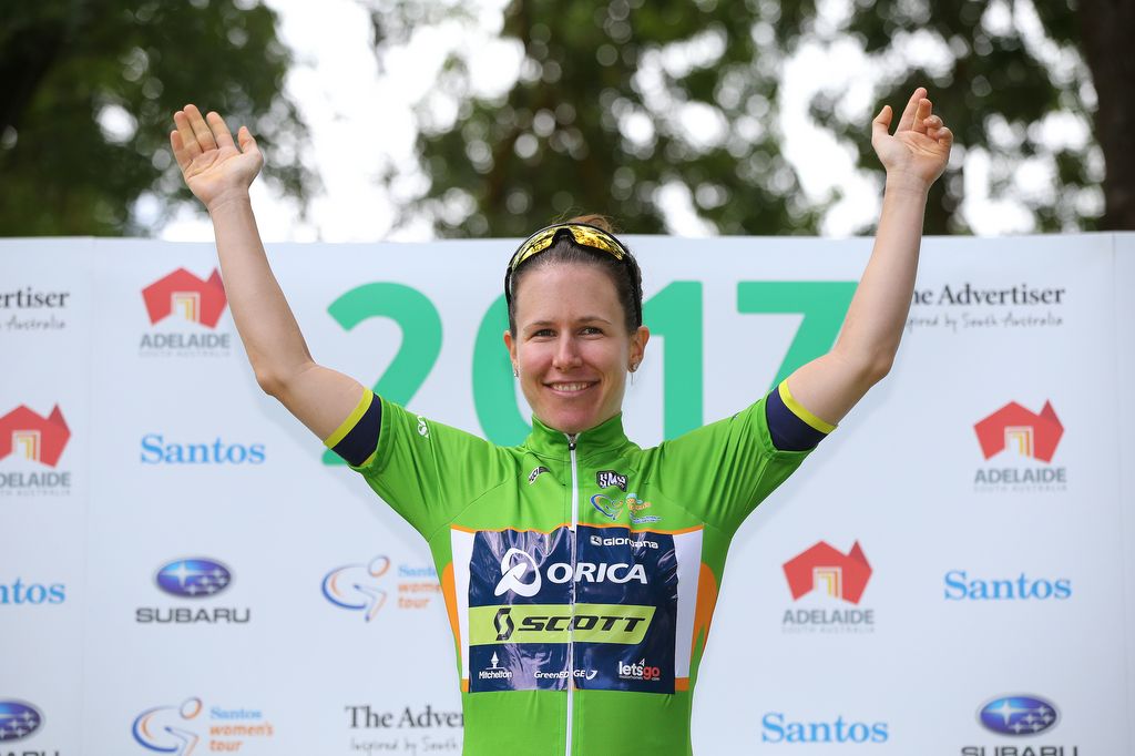 Points leader Amanda Spratt (Orica-Scott)