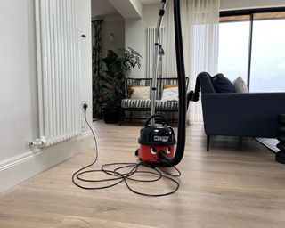 red henry corded vacuum testing