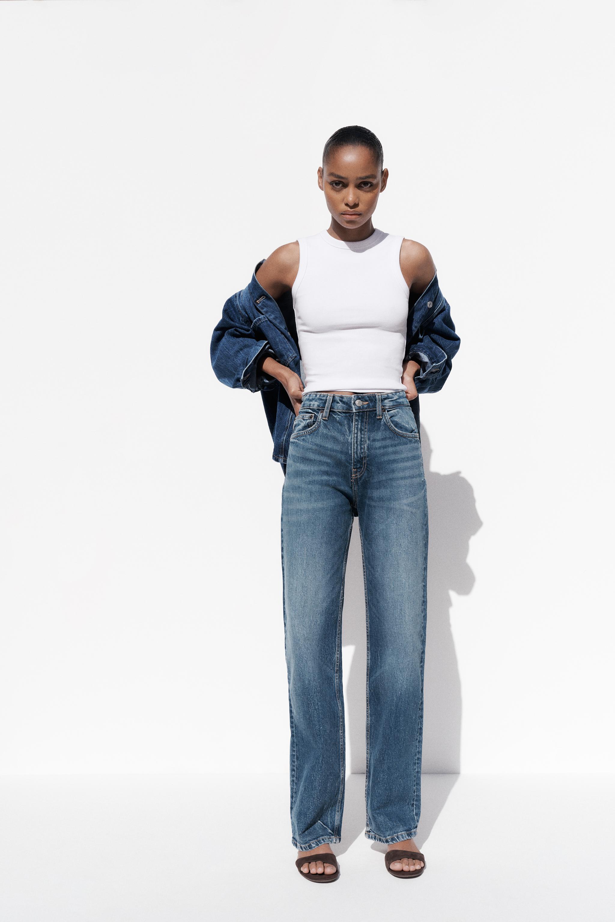 High-Waisted Trf Mom Fit Jeans