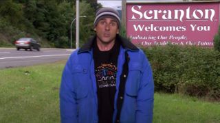 Michael (Steve Carell) raps about Scranton