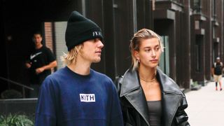 new york, ny september 14 justin bieber and hailey baldwin are seen on september 14, 2018 in new york city photo by gothamgc images