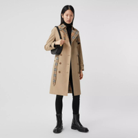 The Vintage Check Panel Cotton Gabardine Trench Coat available at Burberry for $2,750