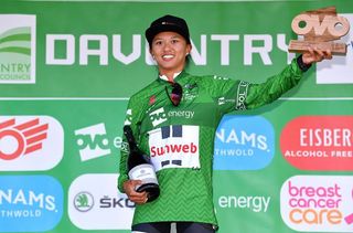Coryn Rivera wins stage 2 at OVO Energy Women's Tour and takes the leader's jersey