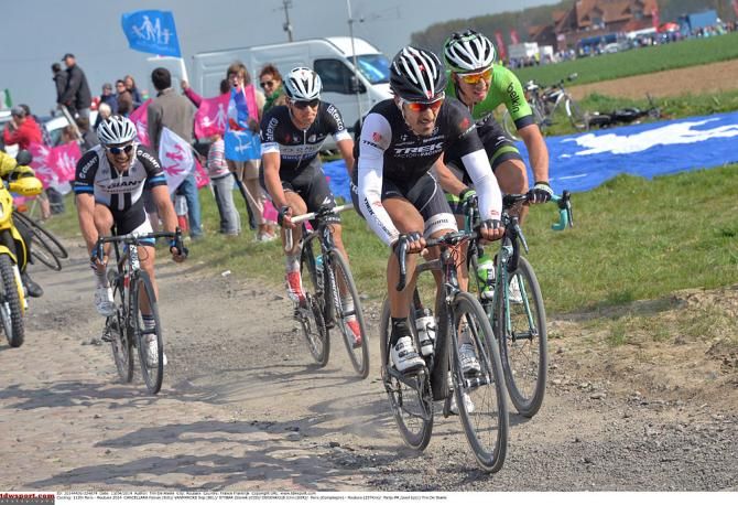 Fabian Cancellara sets the pace