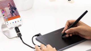 Product shot of the Huion H430P, one of the best tablets under $200