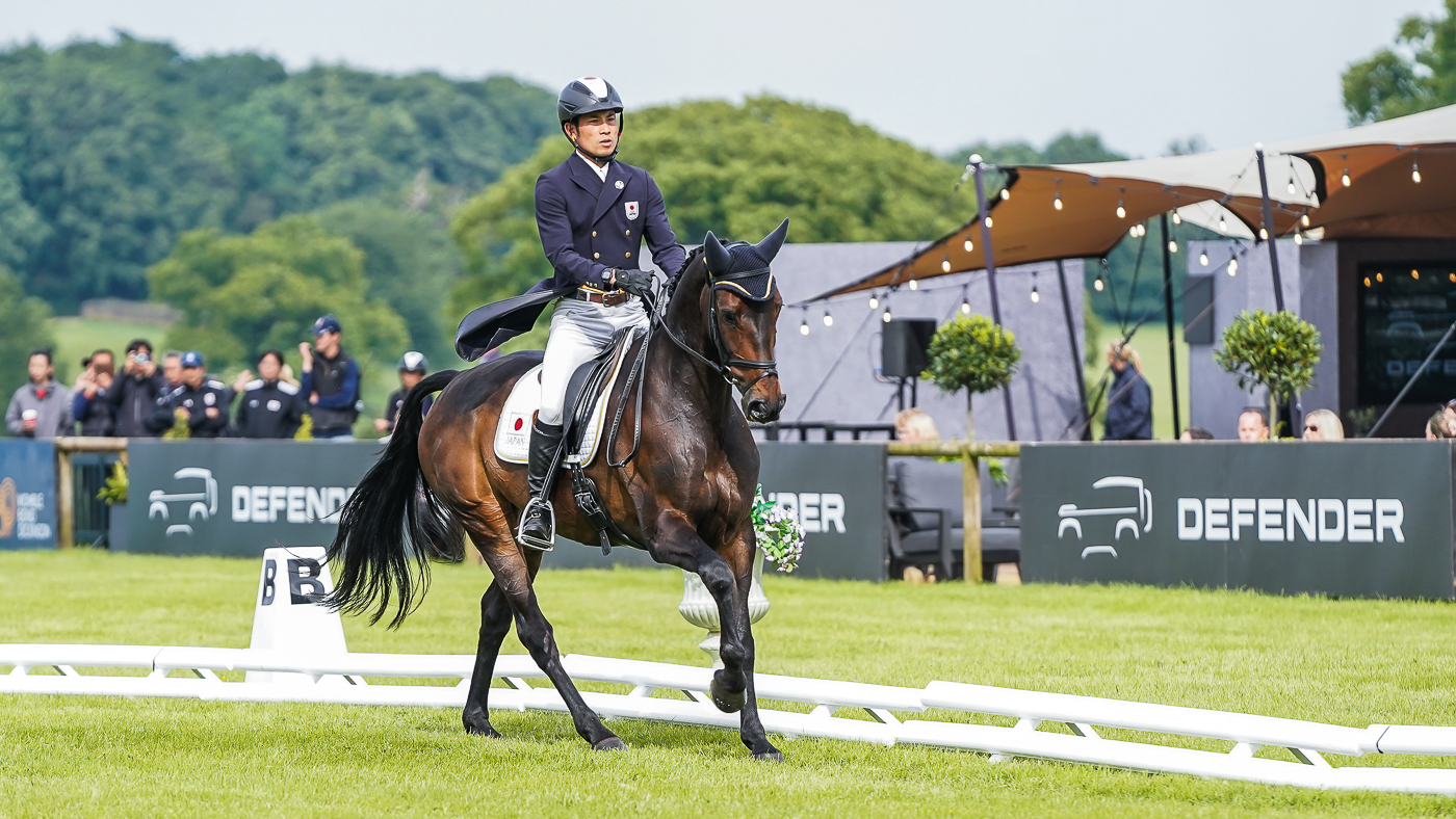 Bramham Horse Trials dressage &ndash; Ryuzo Kitajima and Be My Daisy
