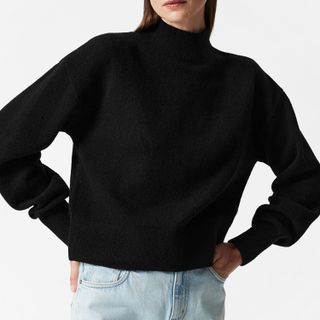 & Other Stories Mock Neck Sweater