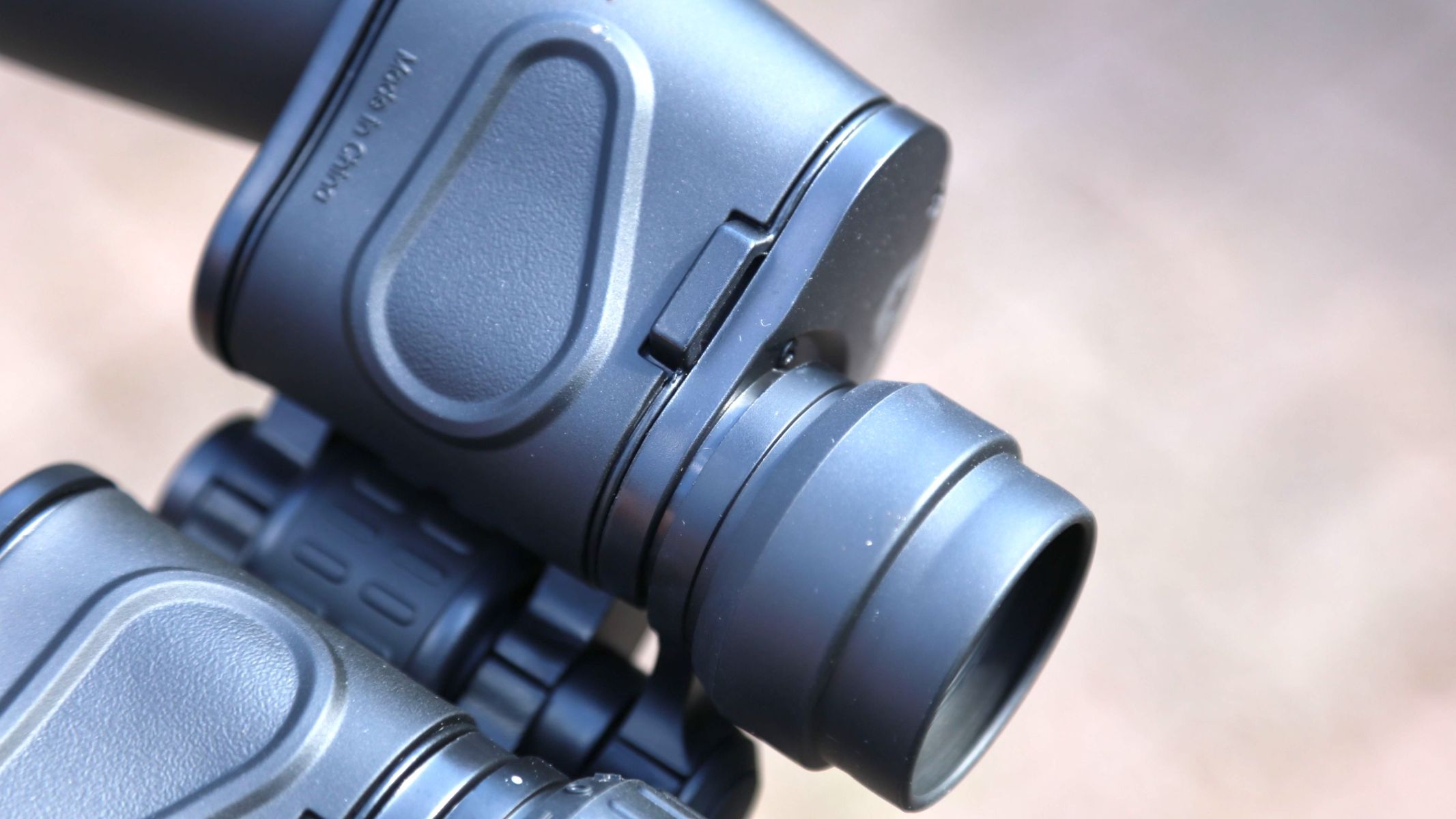 Underside view of the EclipSmart 12x50 binoculars