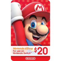 $20 Nintendo eShop Gift Card$20 $18 at WalmartSave $2