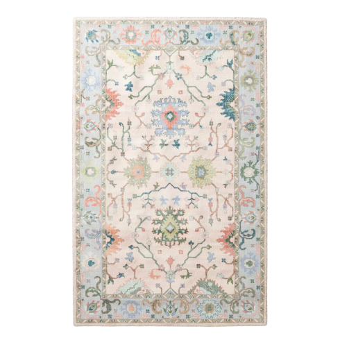 Colorful patterned rug