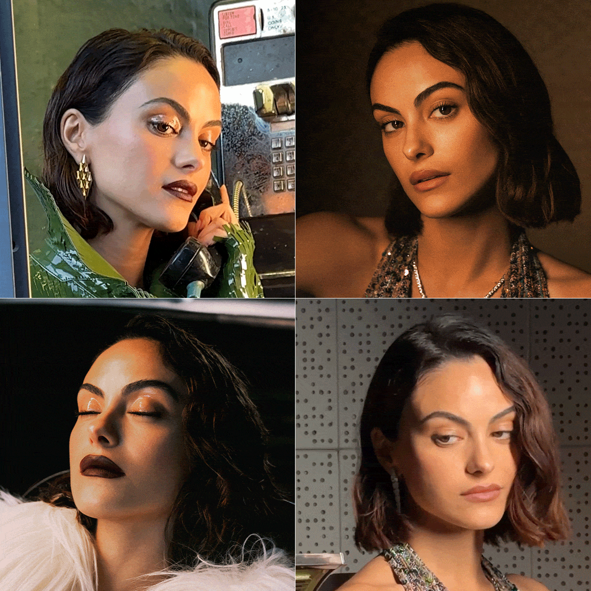 Camila Mendes's beauty looks for Who What Wear's June Now Playing Cover