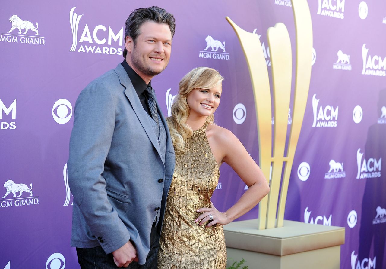 Blake Shelton and Miranda Lambert 