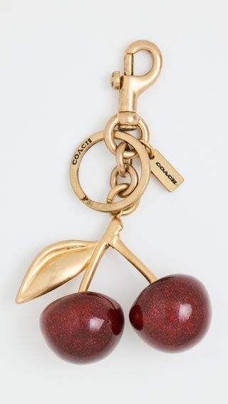 Resin Cherry Bag Charm