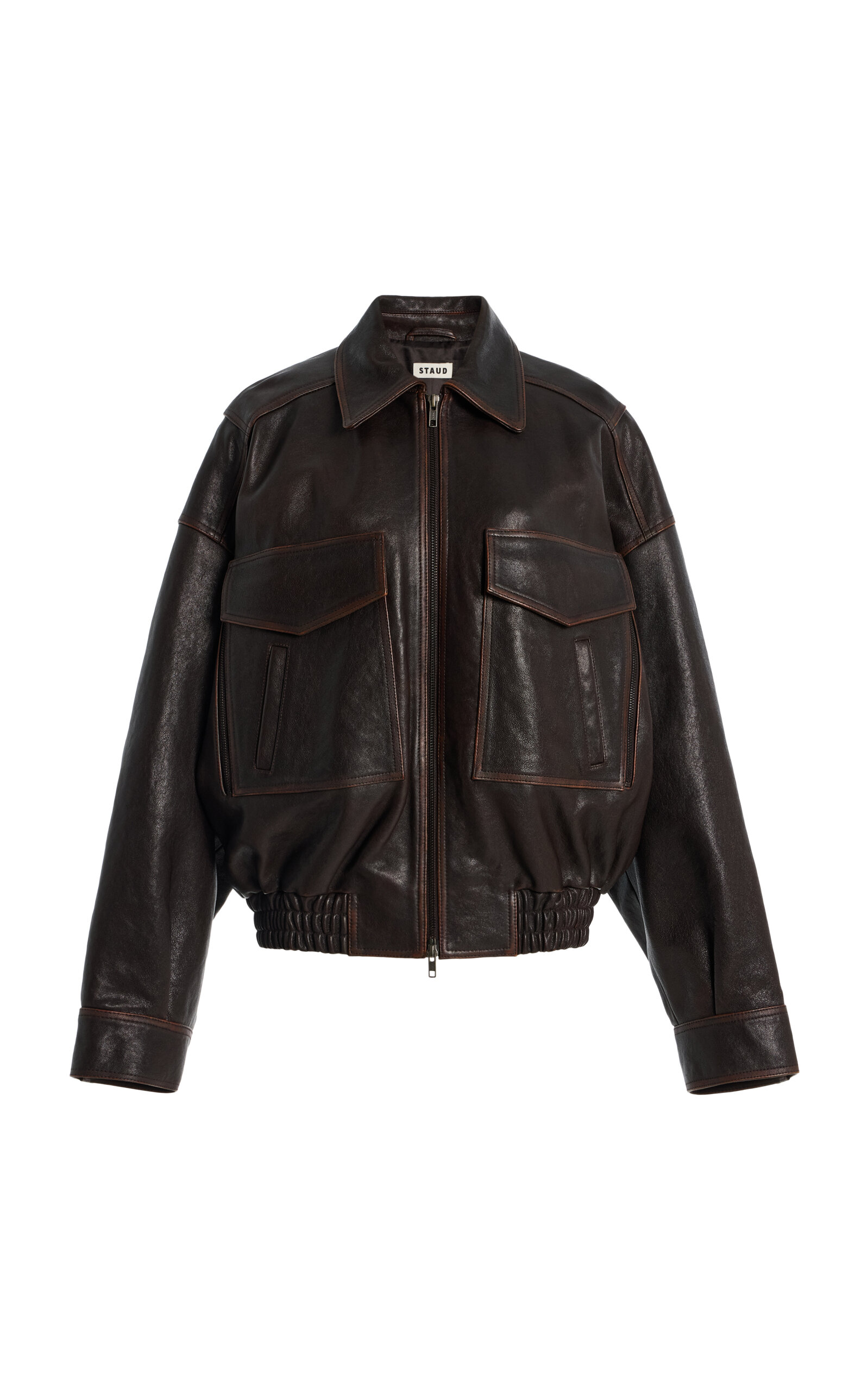 Eugene Distressed Leather Jacket