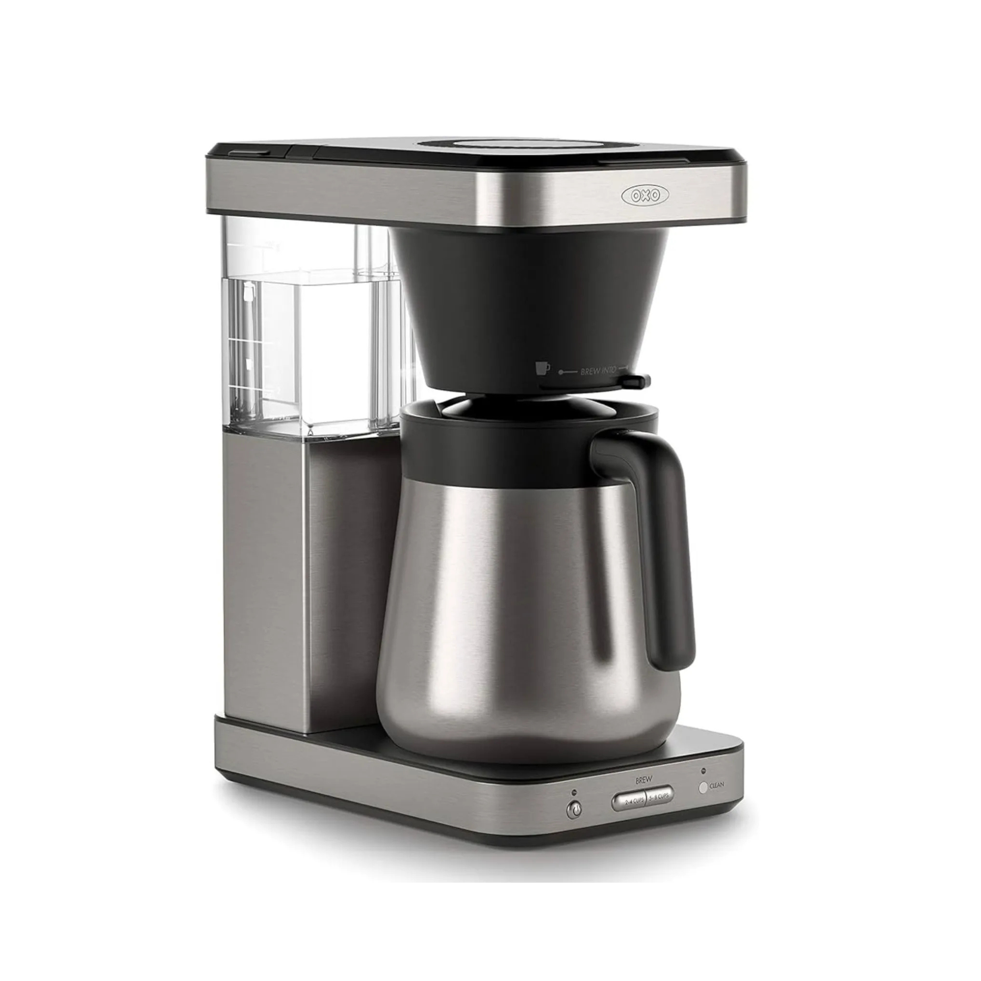 OXO brew 8 cup coffee maker in silver