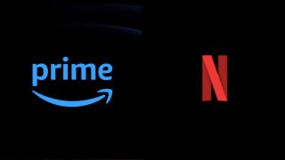 Amazon and Netflix logo side by side