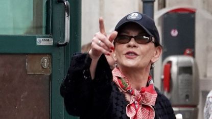 Catherine Zeta-Jones pictured in Rome 
