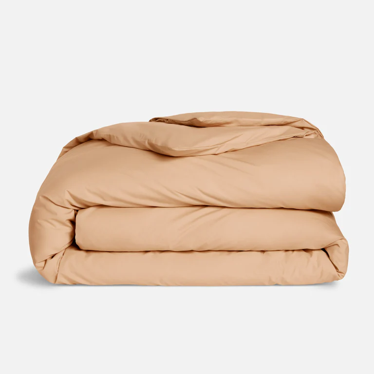 ginger-colored duvet cover