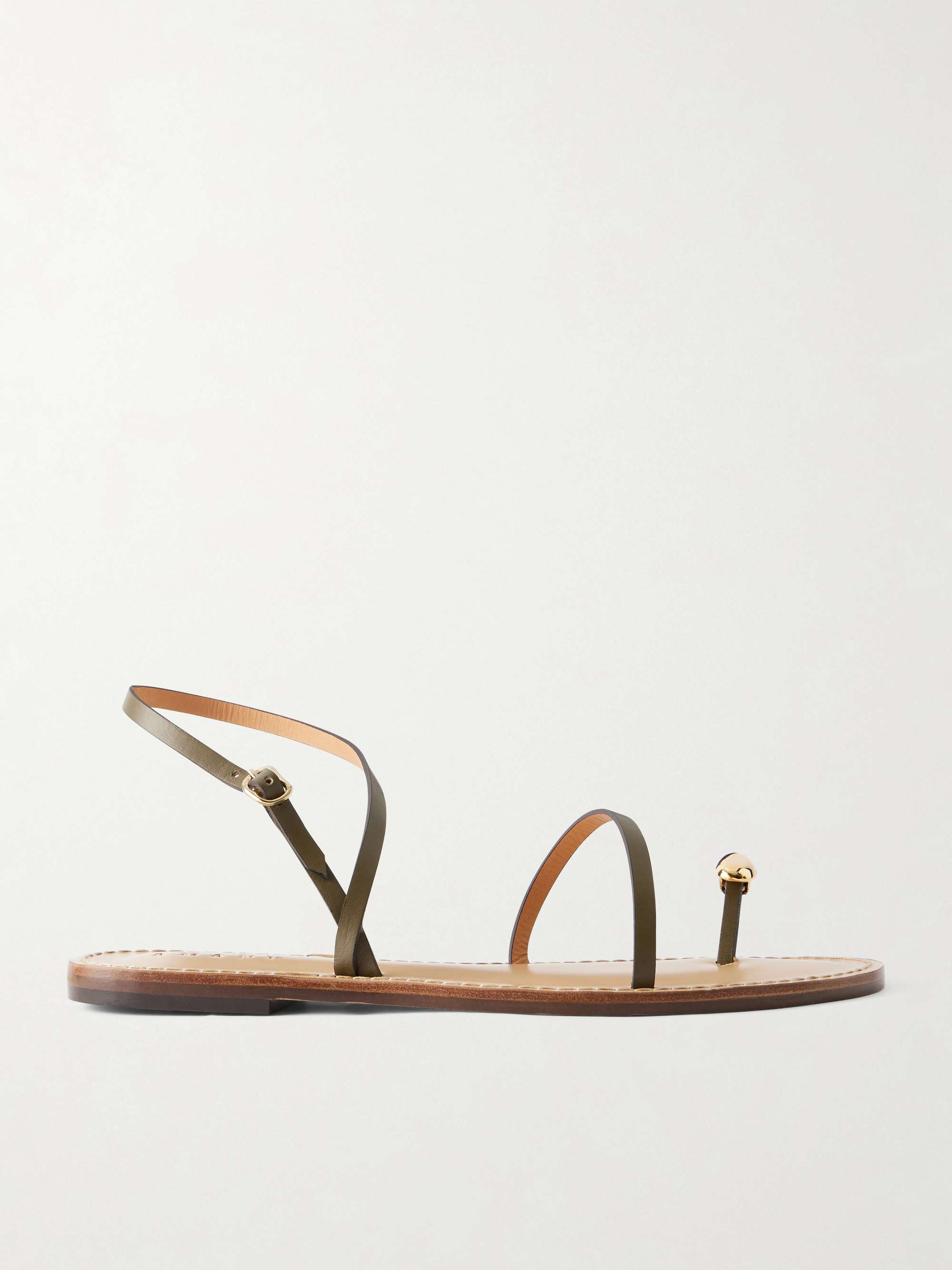 The Marrakech Embellished Leather Flats