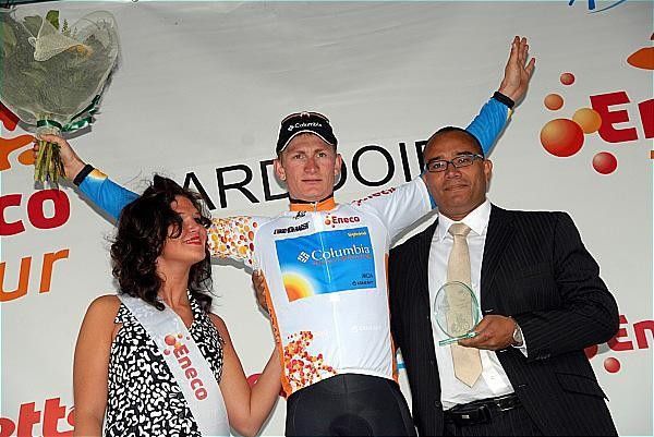 Andre Greipel (Columbia) took over the lead in the general classification.