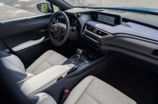 Interior of Lexus UX compact SUV