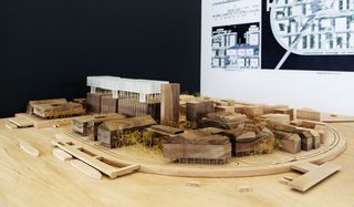 Proposal featured in the exhibition by St. Petersburg based Chvoya Architectural Bureau