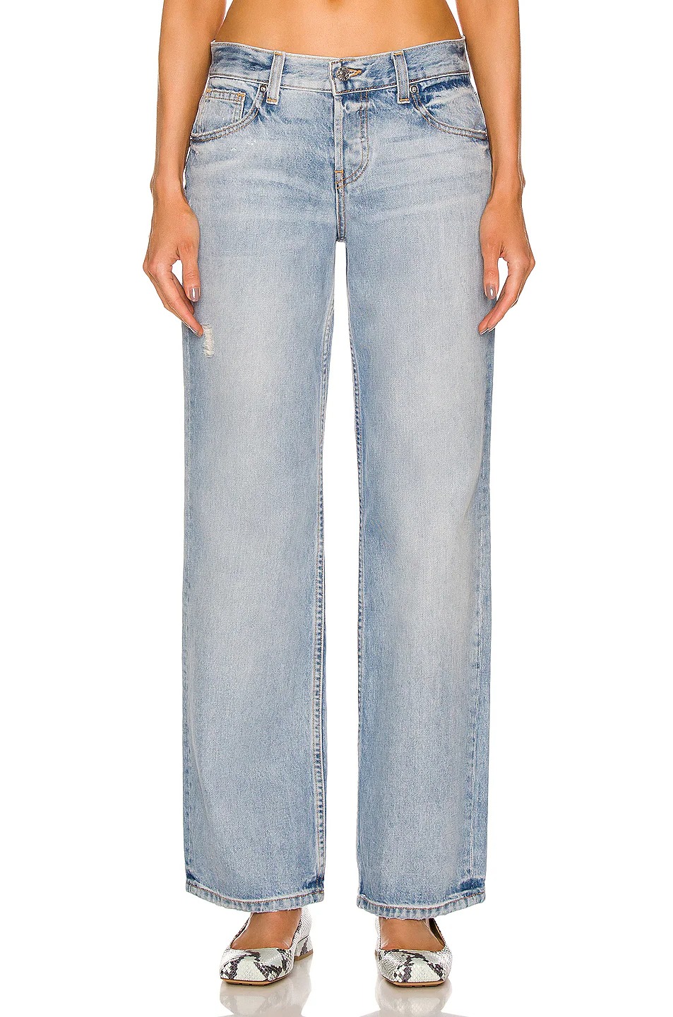 EB Denim, Low Rise Baggy Jeans in Laguna
