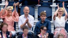 Duchess Sophie, Prince Edward, James Earl of Wessex and Lady Louise Windsor 